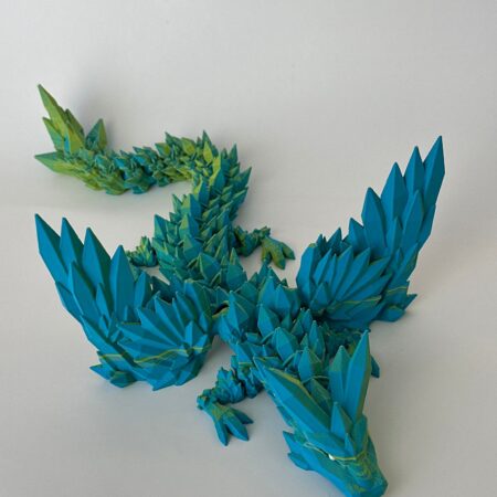 Crystalwing Dragon – Flexi 3D-geprint - Image 3