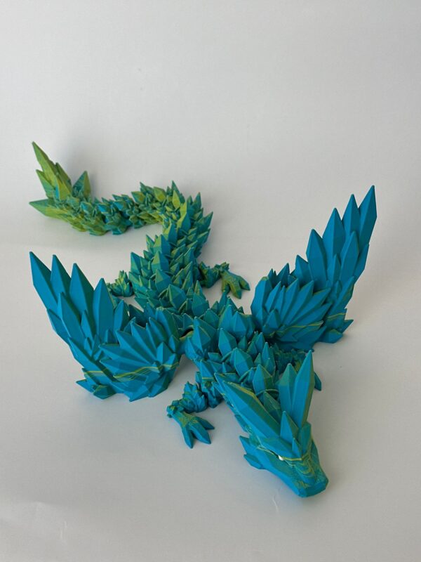 Crystalwing Dragon – Flexi 3D-geprint