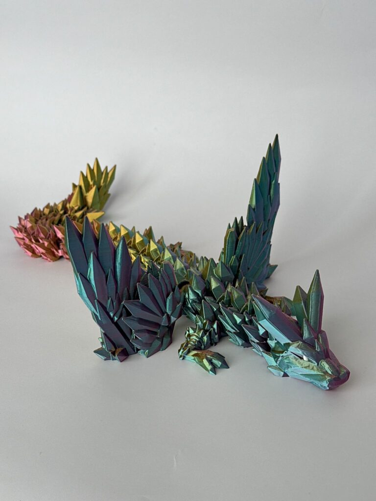 Crystalwing Dragon – Flexi 3D-geprint