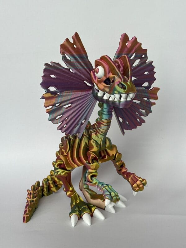 Skeleton Dilophosaurus – Flexi 3D-geprint