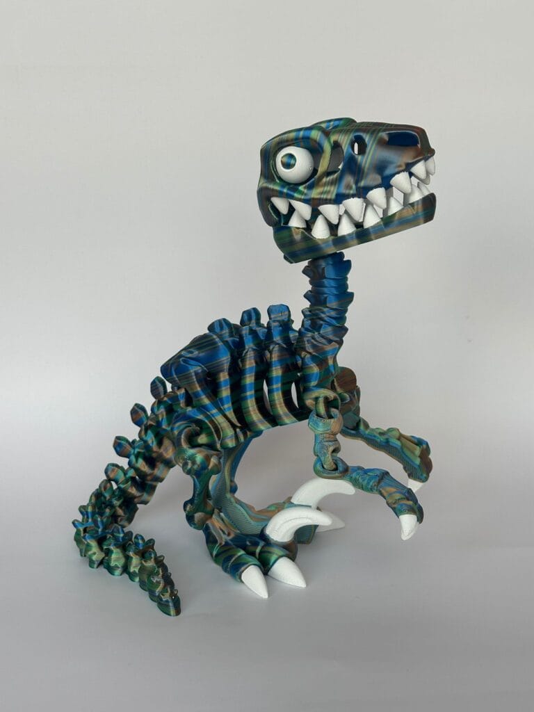 Skeleton Raptor – Flexi 3D-geprint