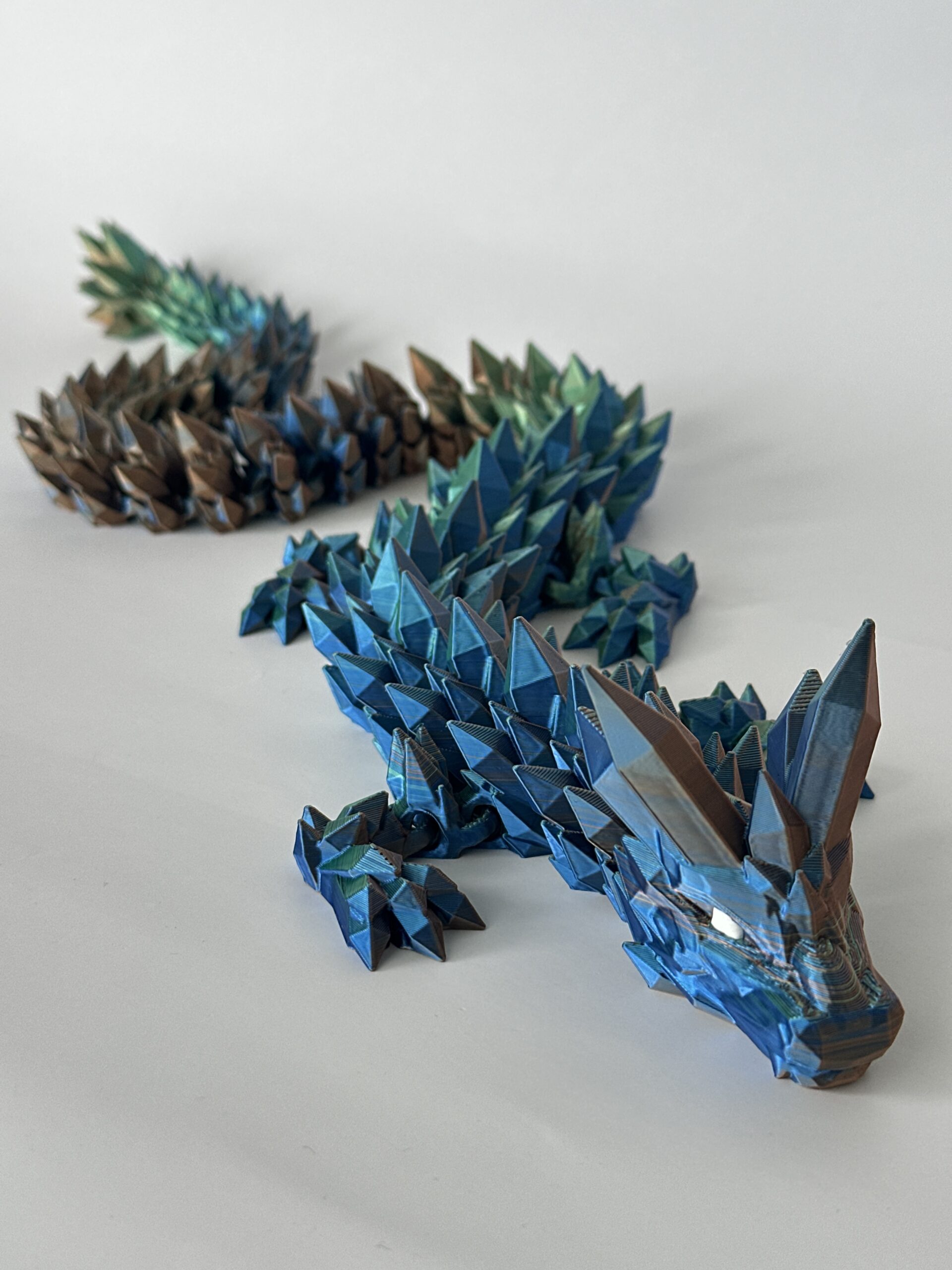 Crystal Dragon – 3D-geprint - Afbeelding 1