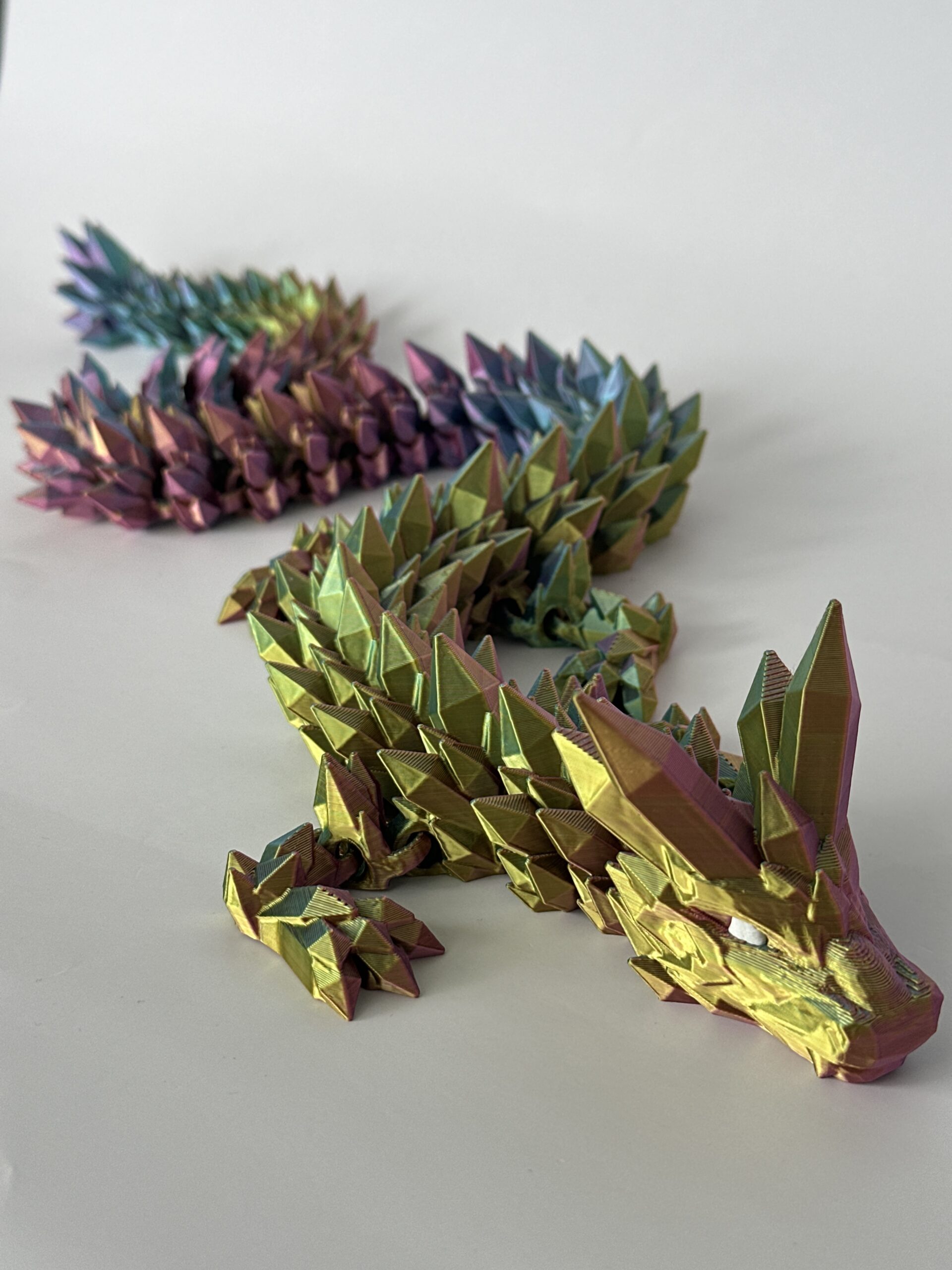 Crystal Dragon – 3D-geprint - Afbeelding 2
