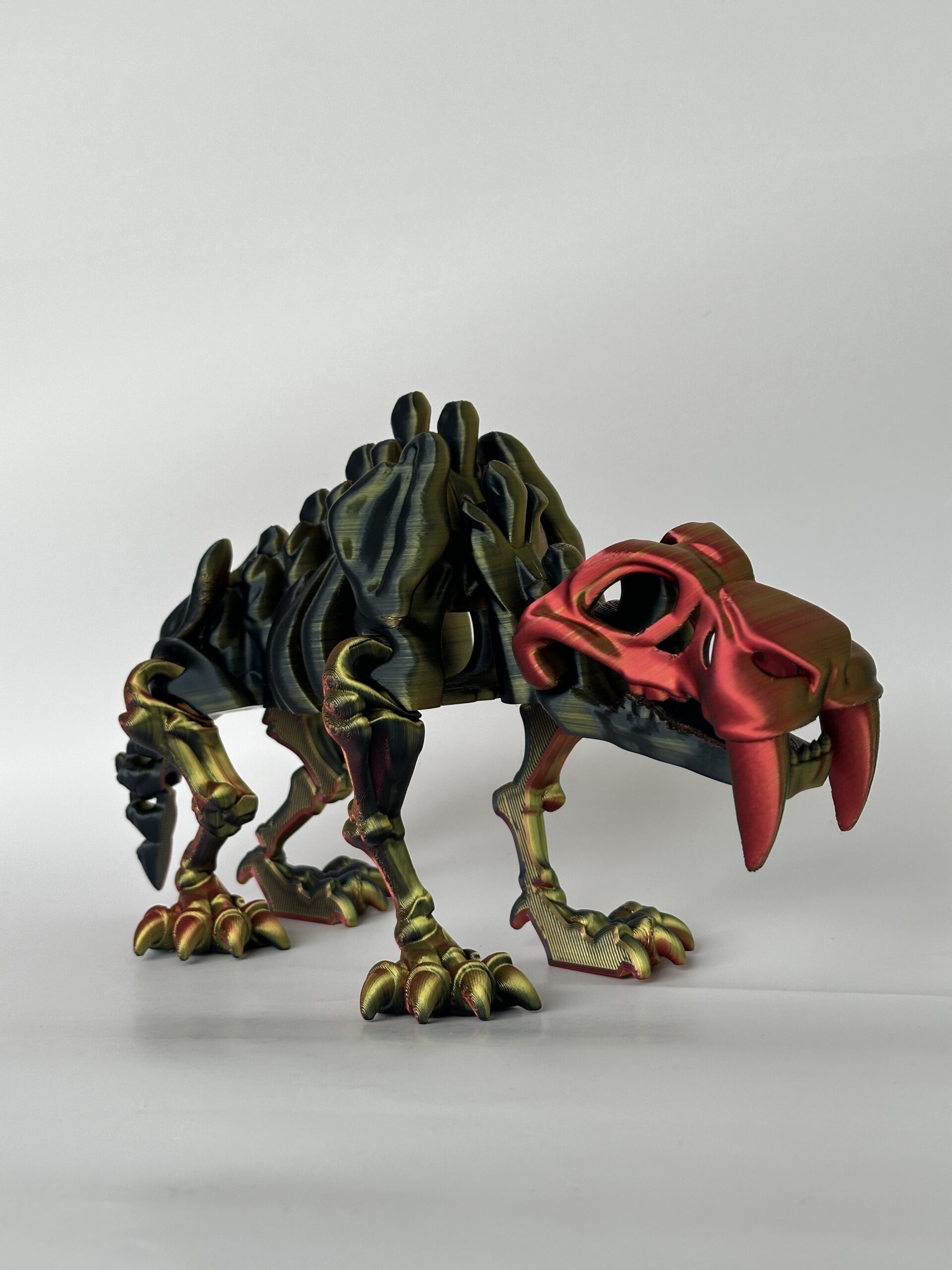 Saber Tooth Tiger Skeleton – 3D-geprint - Image 1